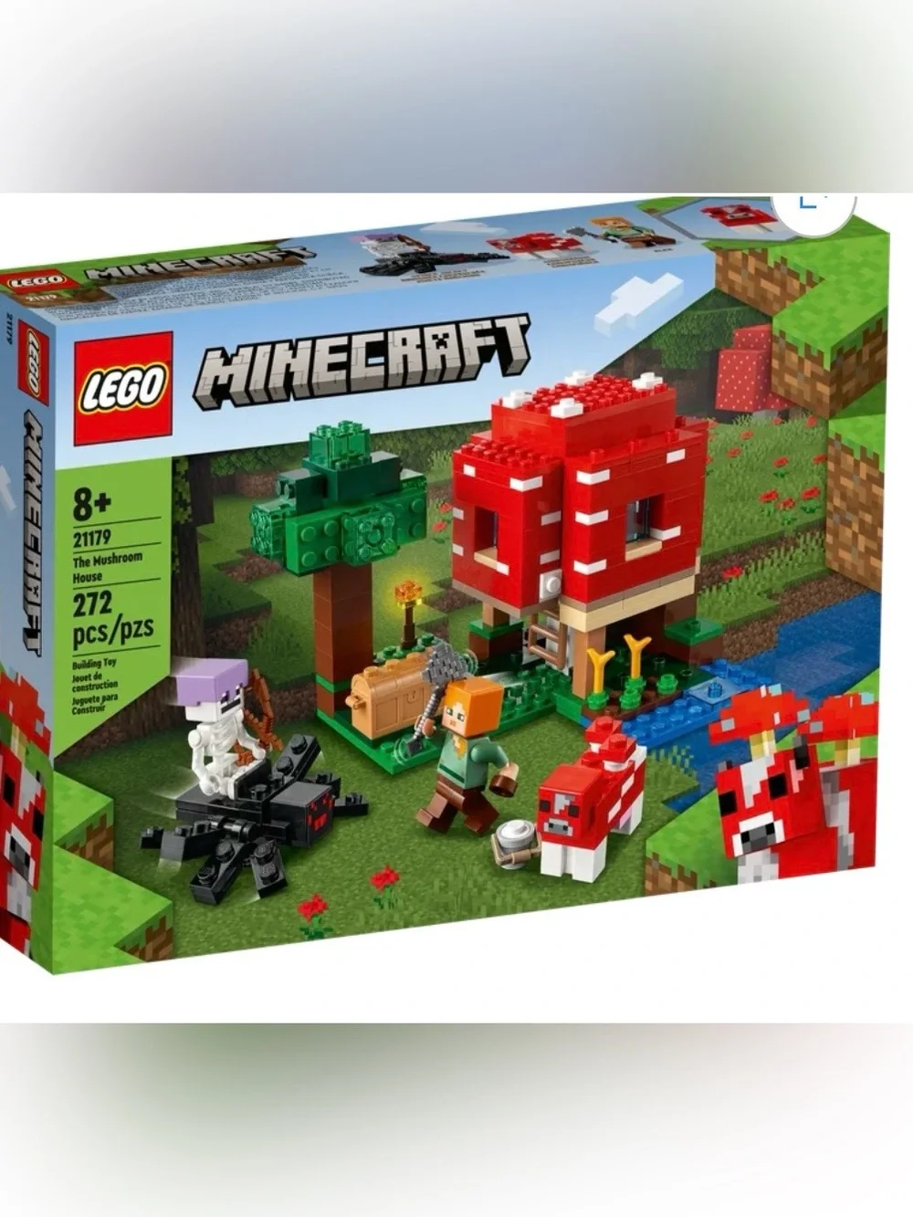 LEGO Minecraft Mushroom House Adventure Set - Red